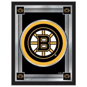 HOLLAND BAR STOOL CO Boston Bruins 17" x 22" Logo Mirror MLogoBosBru